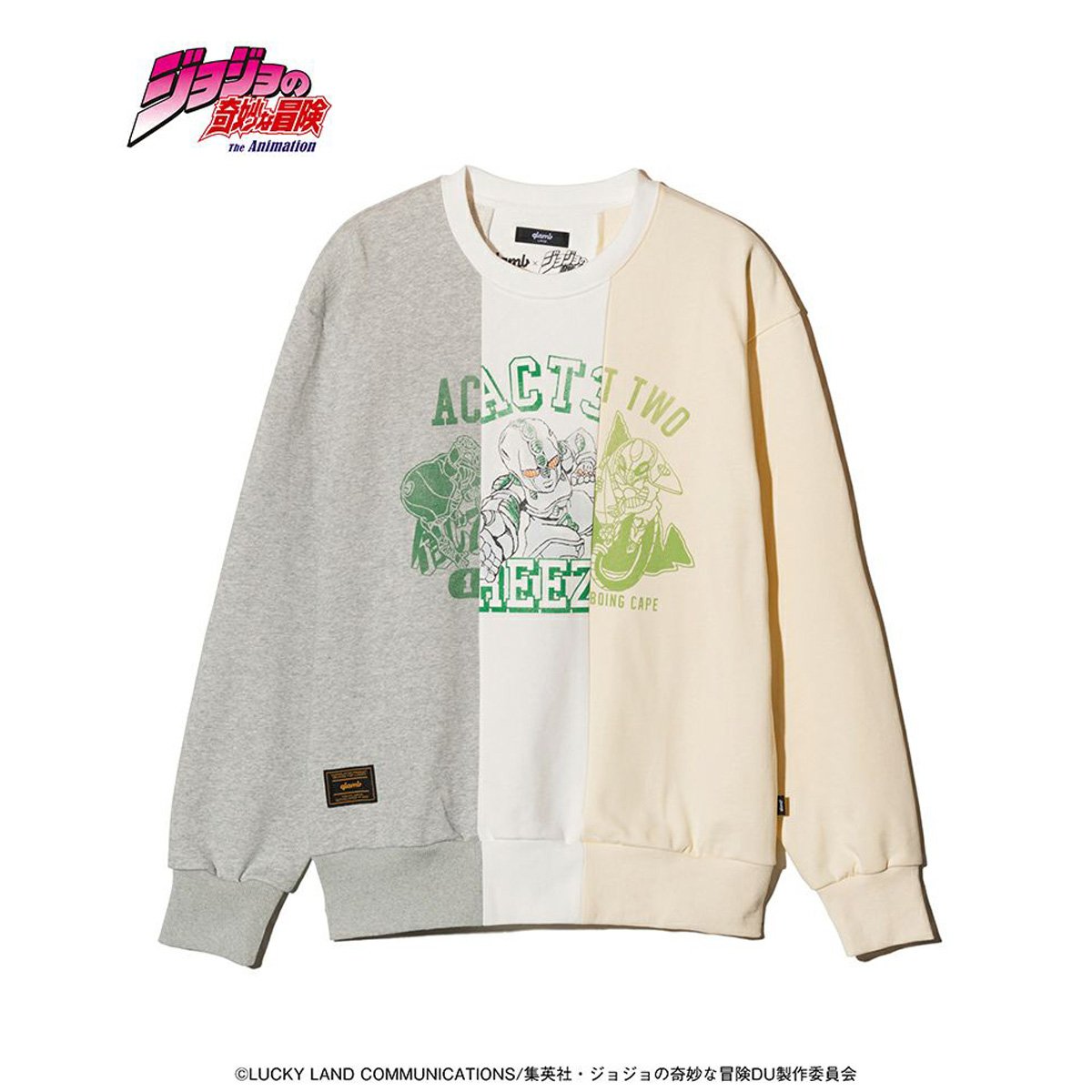 [ราคา 7,600/มัดจำ 6,600][เมษายน2569] เสื้อสเวตเตอร์, เอคโค่, เพชรแท้ไม่มีวันสลาย, โจโจ้ ล่าข้ามศตวรรษ,  Glamb, Jojo's Bizarre Adventure, Diamond is unbreakable, Sweater, Echoes