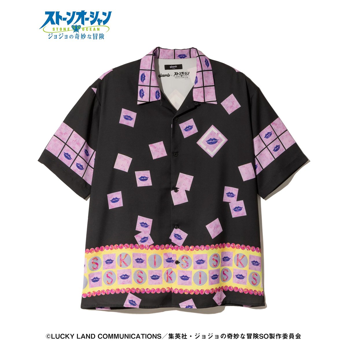 [ราคา 6,500/มัดจำ 5,500][ตุลาคม2568] เสื้อเชิร์ท, คิส, สมุทรศิลา, โจโจ้ ล่าข้ามศตวรรษ,  Glamb, Jojo's Bizarre Adventure, Stone Ocean, Shirt, KISS