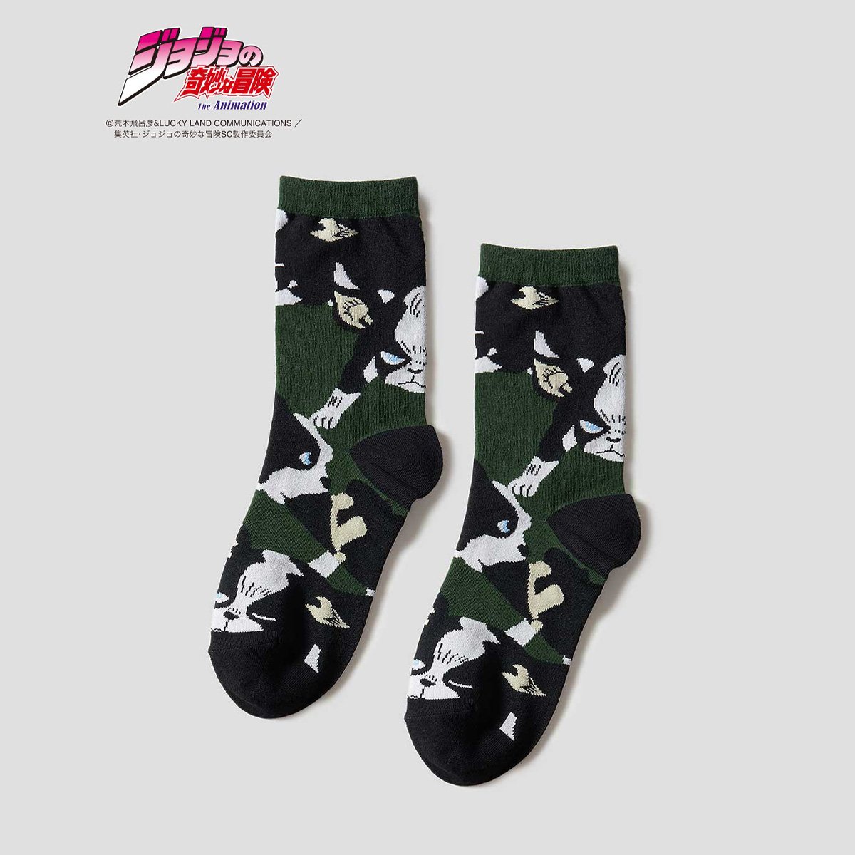 [ราคา 590/มัดจำ 450] ถุงเท้า, อิ๊กกี้, โจโจ้ ล่าข้ามศตวรรษ, นักรบประกายดาว, Graniph, Jojo's Bizarre Adventure, Stardust Crusaders, Sock, Iggy
