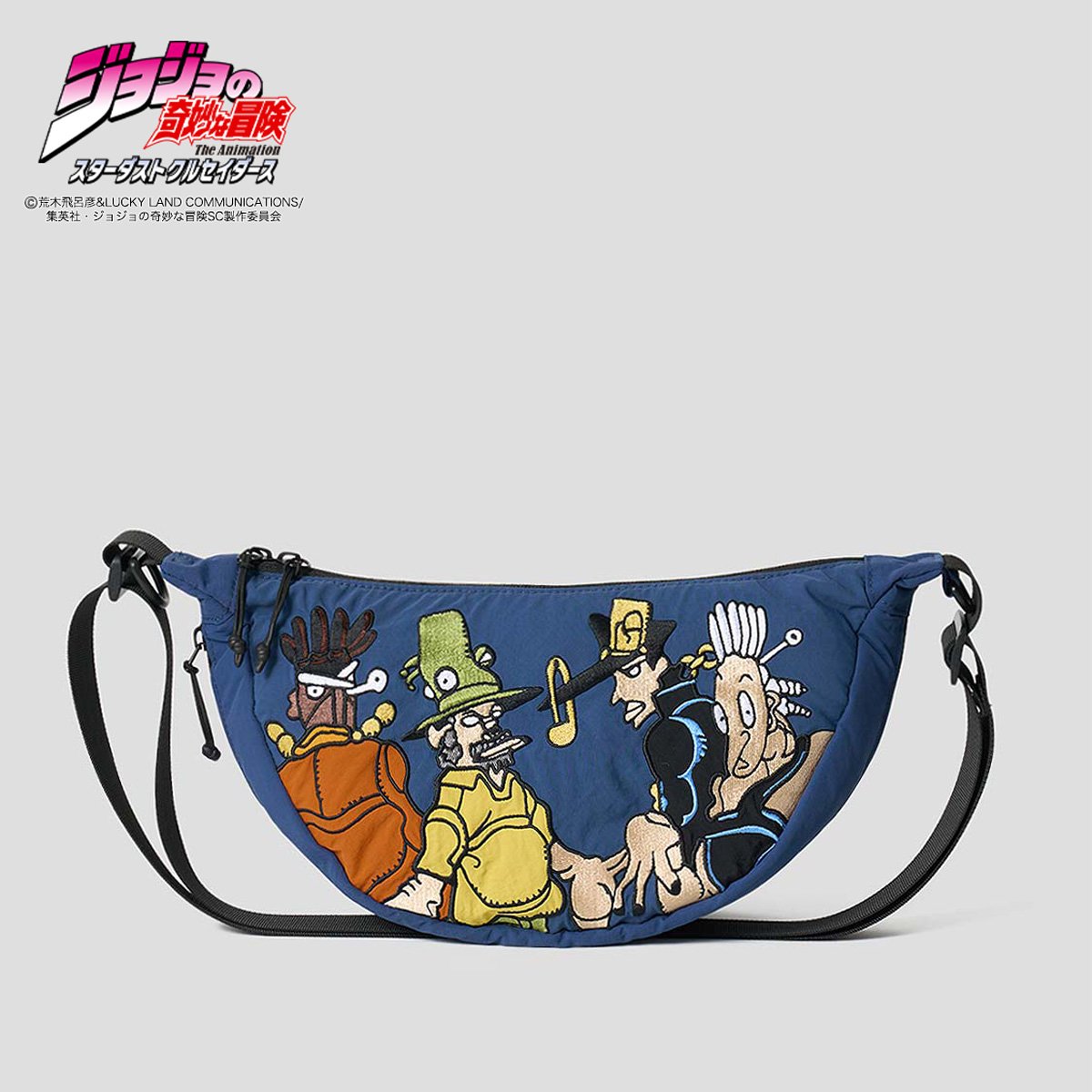 [ราคา 1,450/มัดจำ 1,150][มิถุนายน2569] GRANIPH, กระเป๋าสะพายไหล่, พี่น้องโบอินโก-โออินโก, โจโจ้ ล่าข้ามศตวรรษ, นักรบประกายดาว,  JOJO, Jojo's Bizarre Adventure, Stardust Crusaders, Boingo, Oingo, Brother, Mini Shoulder Bag