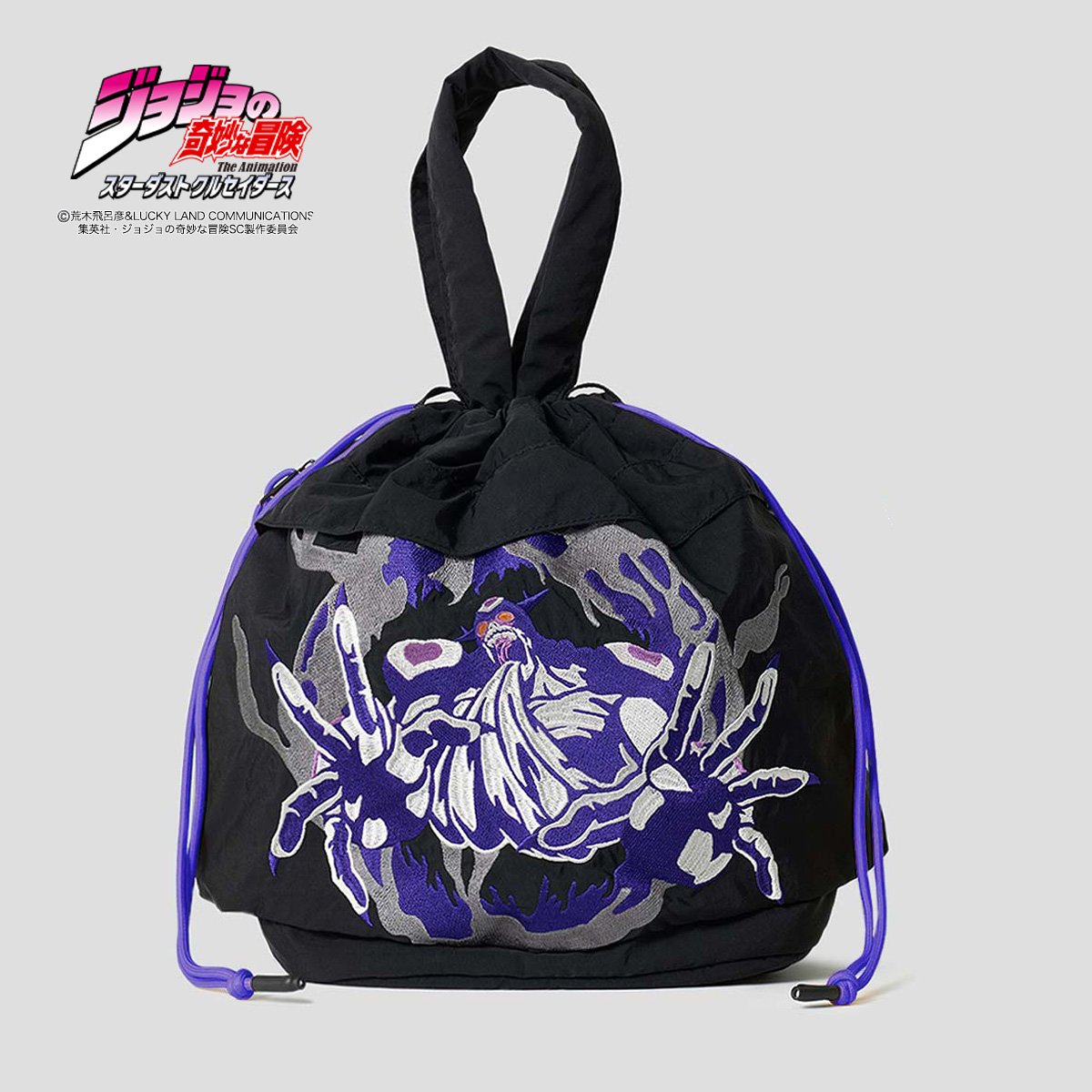 [ราคา 1,700/มัดจำ 1,350] GRANIPH, กระเป๋าหูรูด, วนิลา ไอซ์, โจโจ้ ล่าข้ามศตวรรษ, นักรบประกายดาว,  JOJO, Jojo's Bizarre Adventure, Stardust Crusaders, Vanilla Ice, String Bag