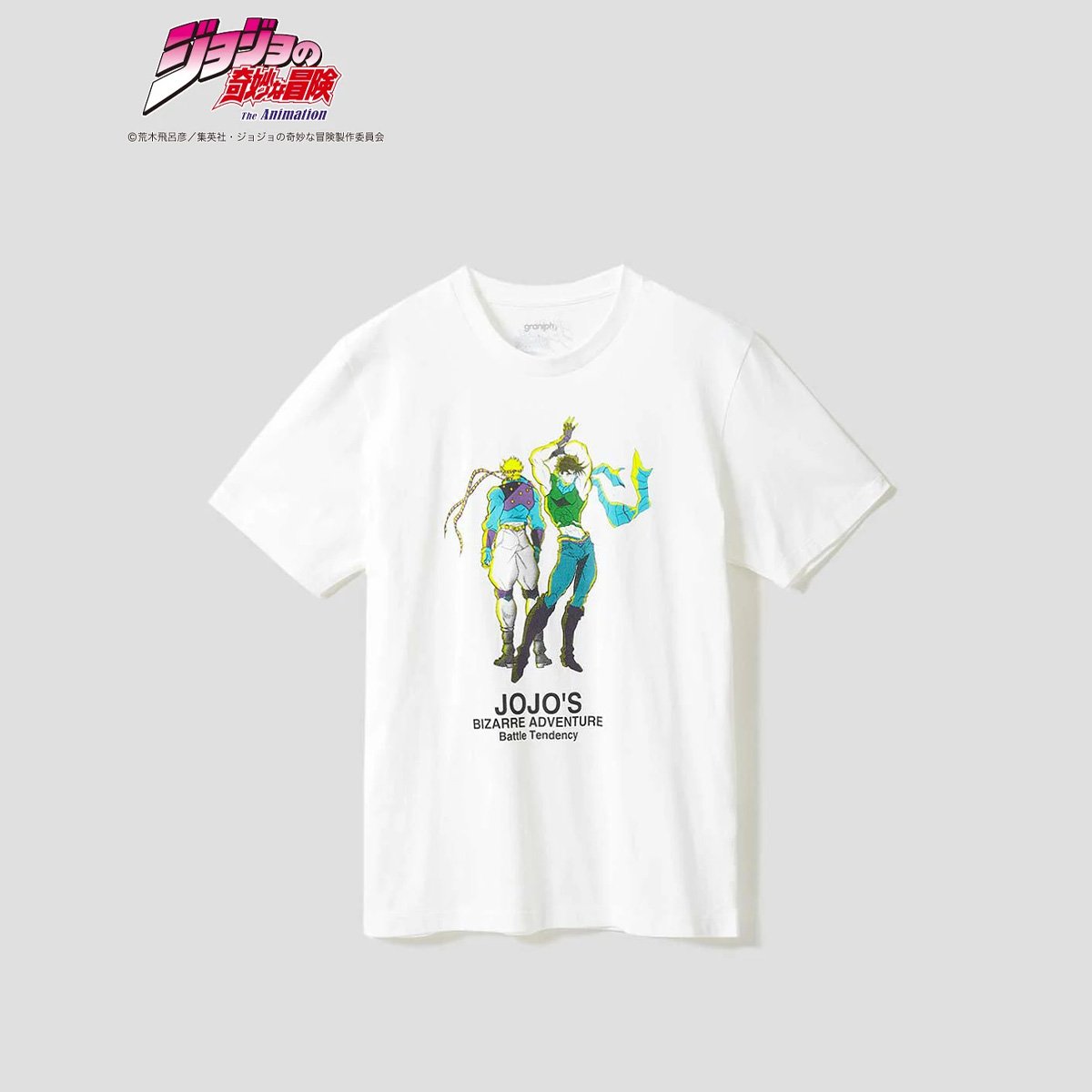 [ราคา 1,350/มัดจำ 1,100][พฤษภาคม2568] GRANIPH, เสืิอยืด ที-เชิร์ท, โจโจ้ ล่าข้ามศตวรรษ, กระแสสงคราม, JOJO, Jojo's Bizarre Adventure, Battle Tendency, T-Shirt
