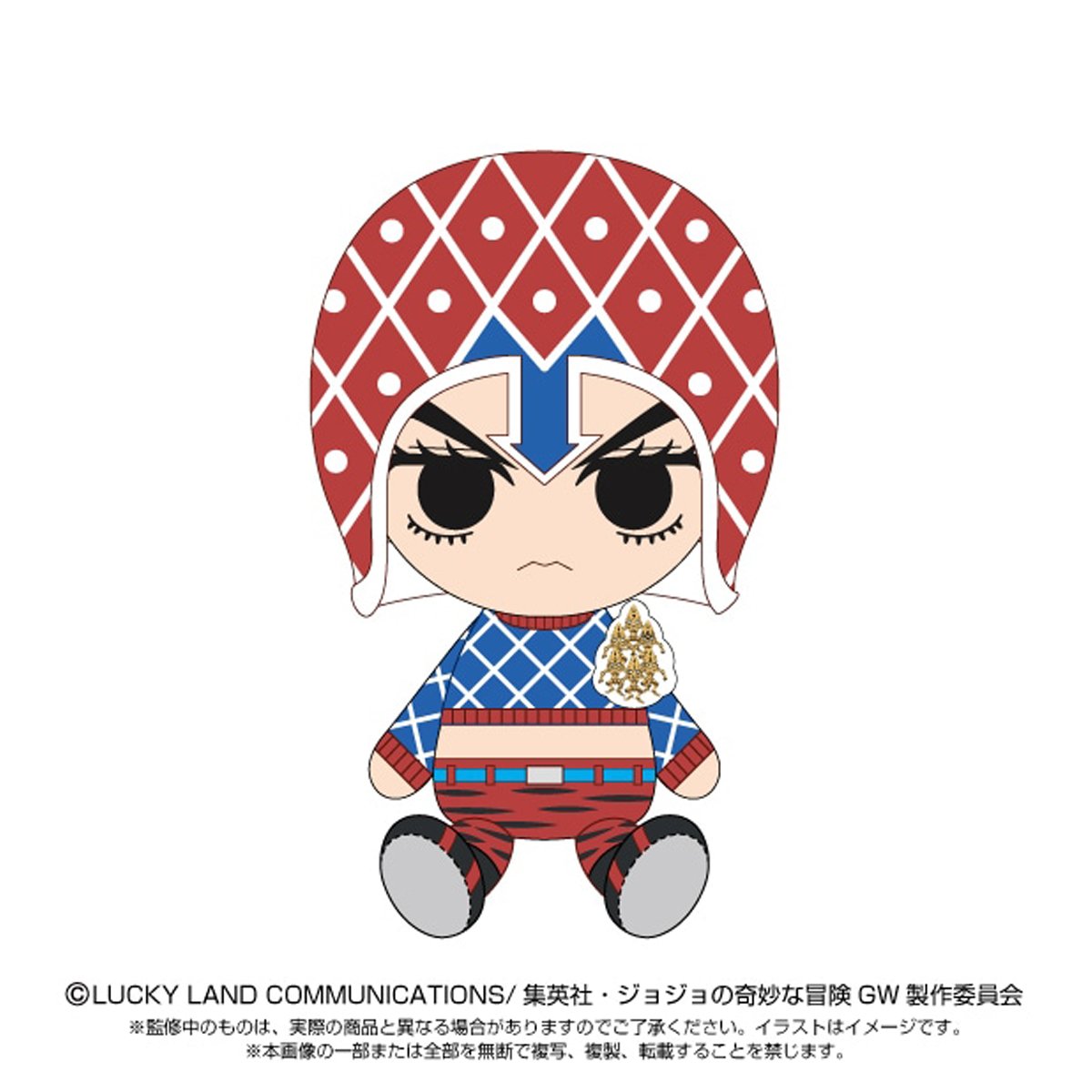 Price 990 Deposit 500 FEB2025 Chibi Plush Toys Jojo s Bizarre Adventure Golden Wind Guido Mista fanfigs