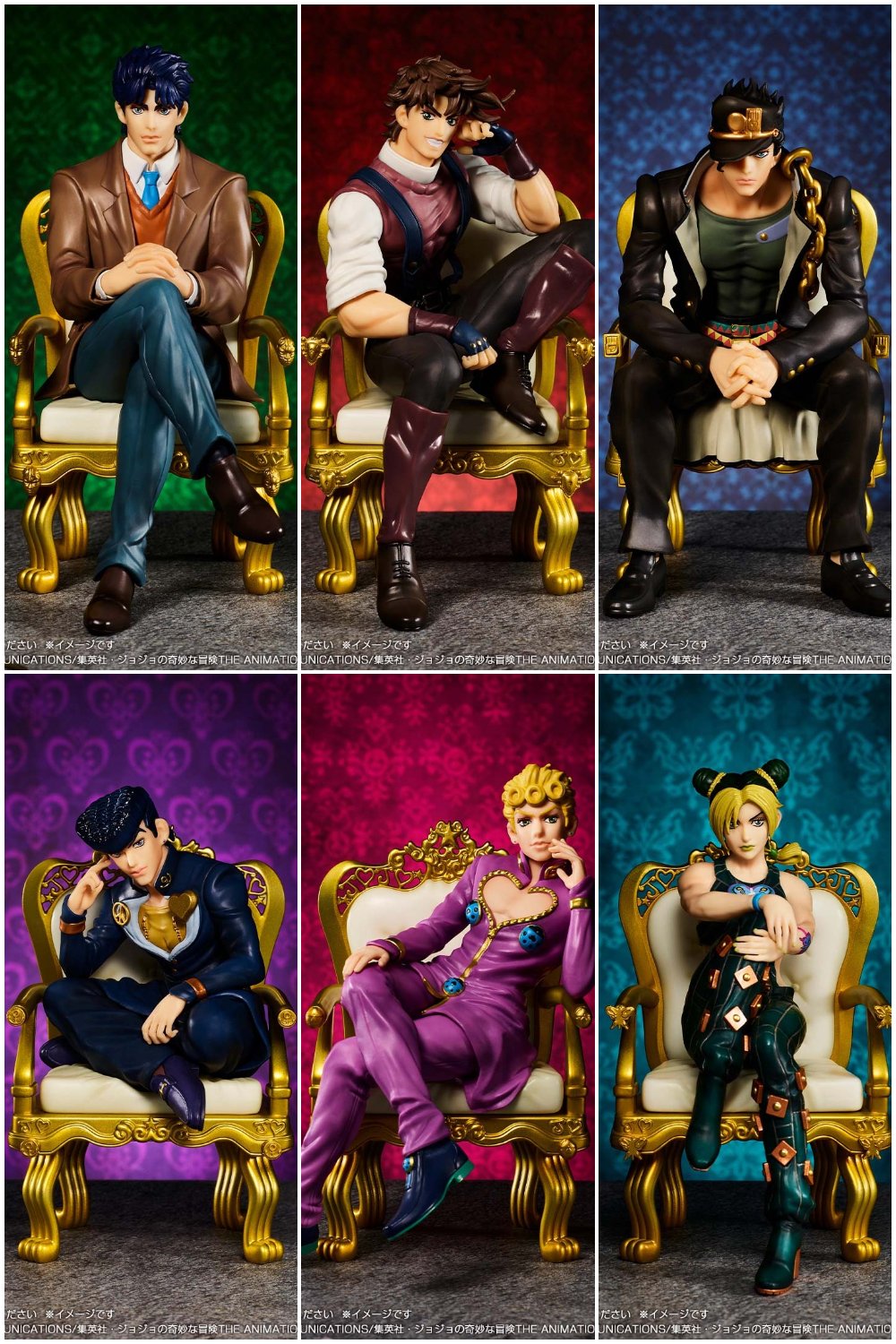 [ราคา 15,900/มัดจำ 8,000] THE JOJO WORLD, โจโจ้ ล่าข้ามศตวรรษ, Jojo's Bizarre Adventure, Ichiban Kuji, Prize A-F