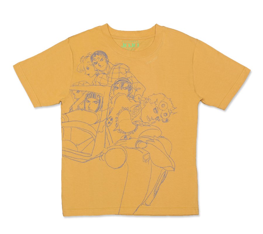 JOJO Exhibition T-Shirt Golden Wind, Jojo's Bizarre Adventure Part 5 Golden Wind