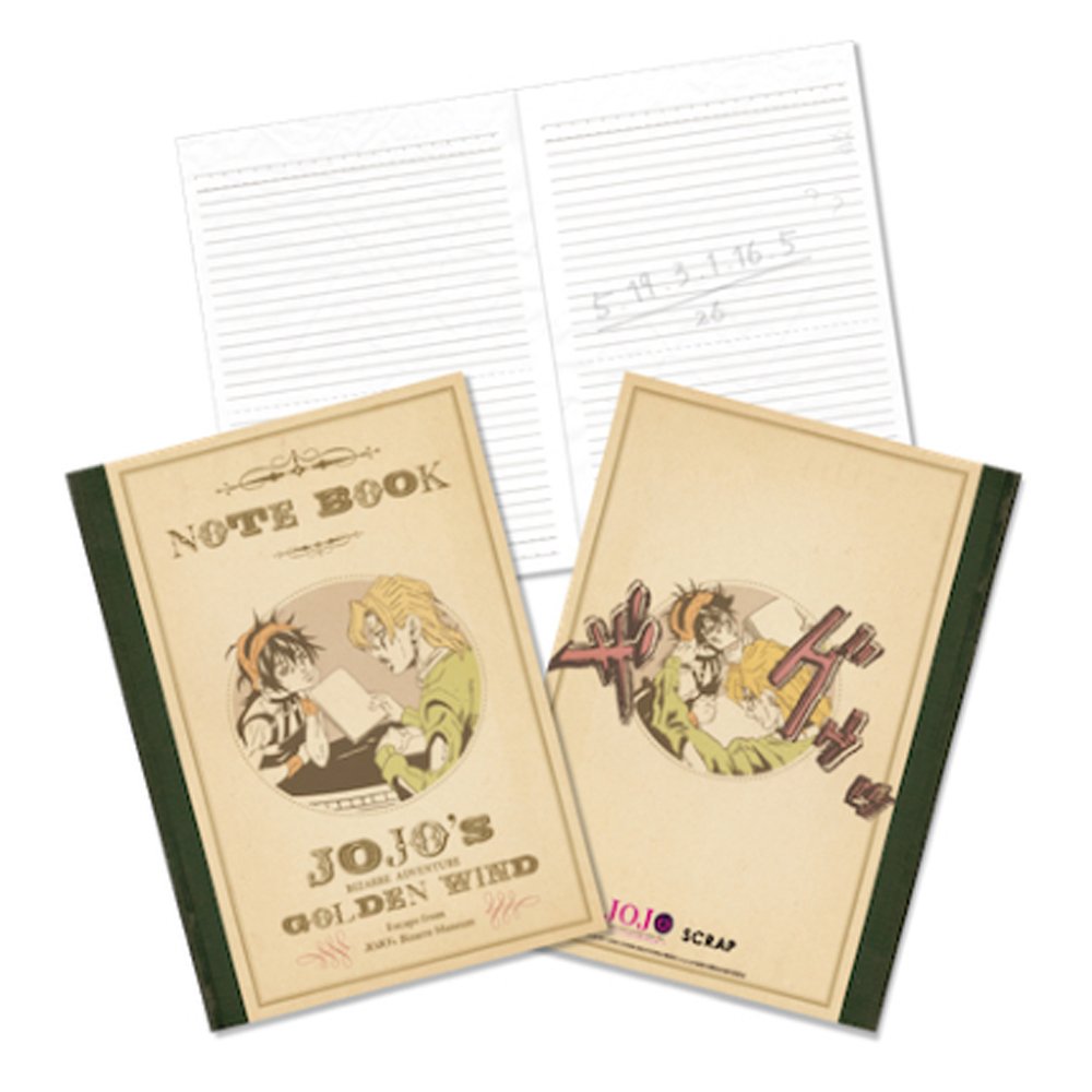 [ราคา 990/มัดจำ 500] JOJO, Escape from Jojo's Bizarre Museum, Narancia's Study Note, Jojo's Bizarre Adventure Part 5, Golden Wind, โจโจ้ ล่าข้ามศตวรรษ ภาค 5, สายลมทองคำ, สมุดโน๊ตหนังสือเรียนนารันชา