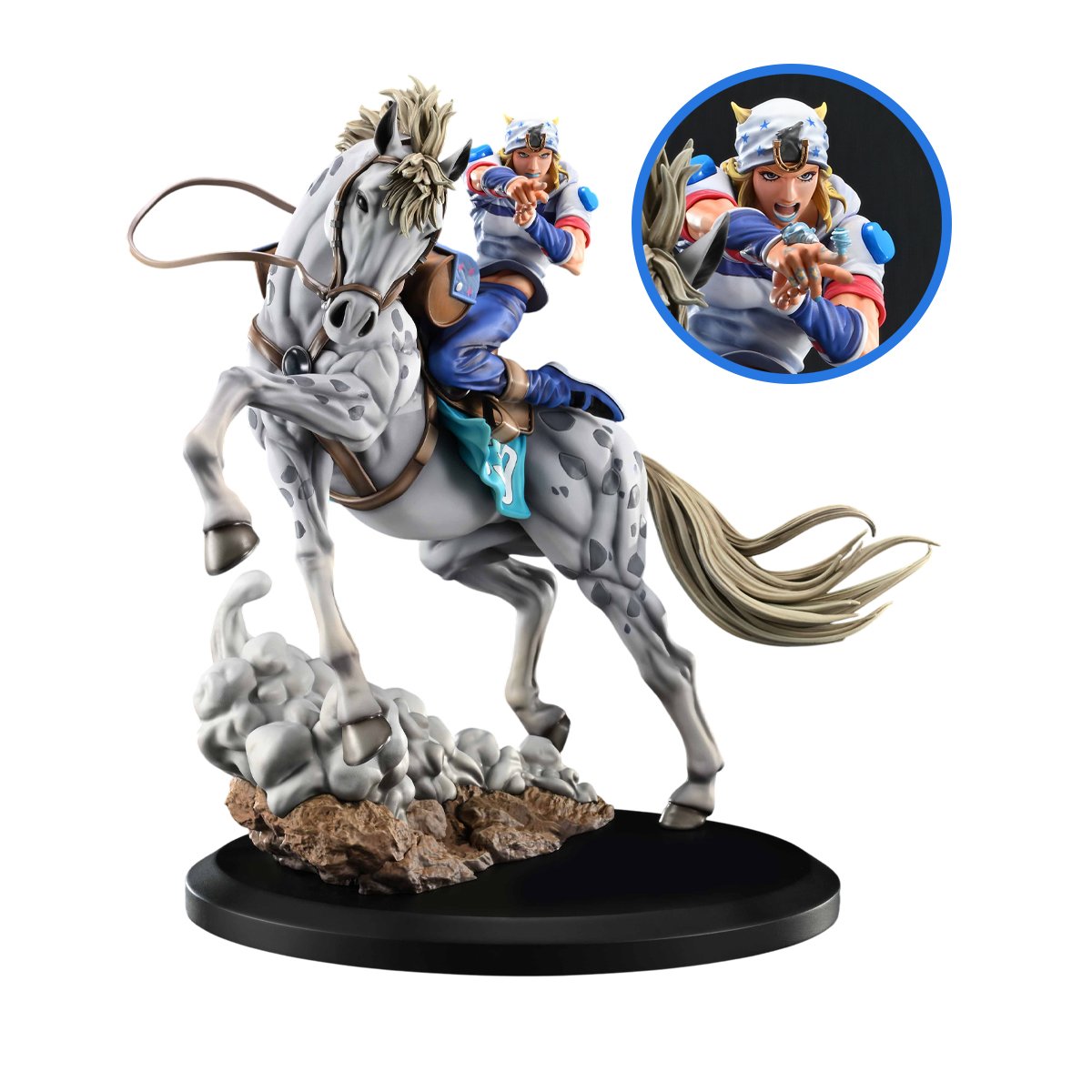 [ราคา 7,950/มัดจำ 3,000][ธันวาคม2569] โจนี่ โจสตาร์, สโลว์ แดนเซอร์, โจโจ้ ล่าข้ามศตวรรษ, สตีล บอล รัน, JoJo's Bizarre Adventure, Steel Ball Run, Super Action Statue Art Collection, Chozo, Johnny Joestar, Slow Dancer