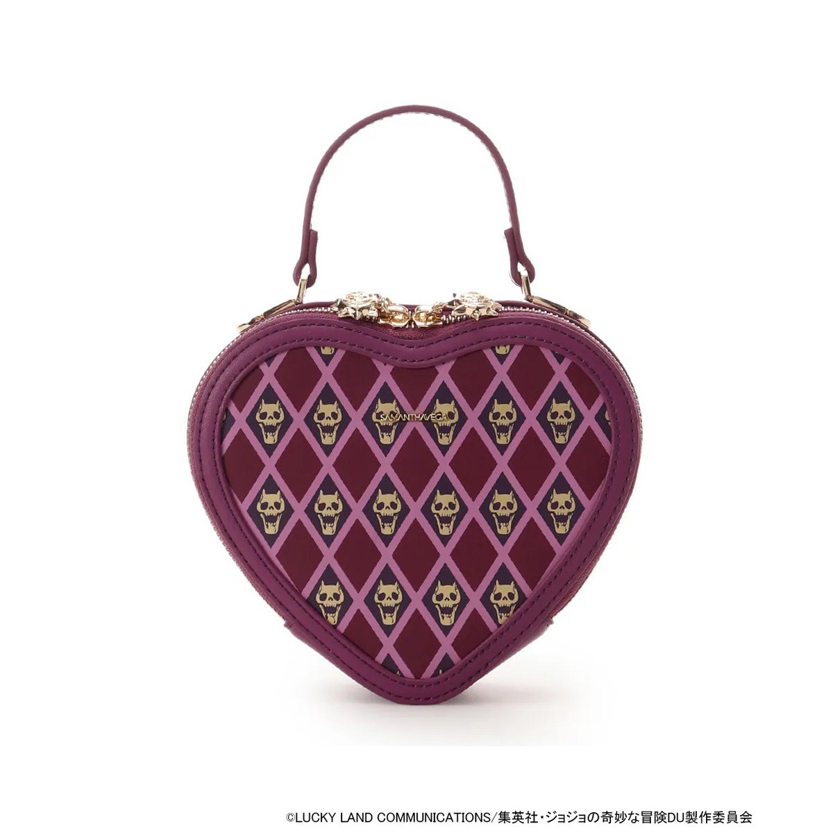 [ราคา 6,400/มัดจำ 5,400] กระเป๋าสะพายไหล่รูปหัวใจ, โยชิคาเงะ คิระ, โจโจ้ ล่าข้ามศตวรรษ, เพชรแท้ไม่มีวันสลาย, Kira Yoshikage, Heart-Shaped Shoulder Bag, Samanthavega, Jojo's Bizarre Adventure, Diamond is unbreakable
