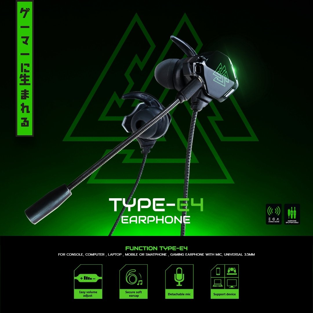 หูฟัง รุ่น TYPE E4 Earphone EGA