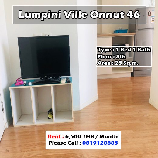 Lumpini Ville Onnut 46 (ลุมพินี วิลล์ อ่อนนุช 46) ID - Njuly0016 - 192262