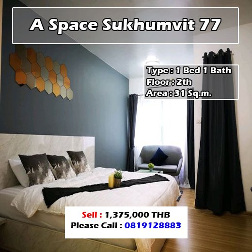 A Space Sukhumvit 77 (เอ สเปซ สุขุมวิท 77) ID - 192292