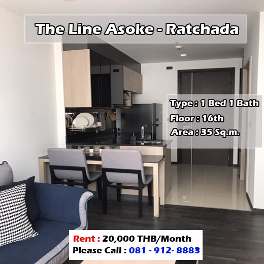 The Line Asoke - Ratchada (เดอะ ไลน์ อโศก-รัชดา ) ID - 192211