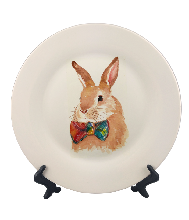 จานพิมพ์ Rabbit Dish&Plate