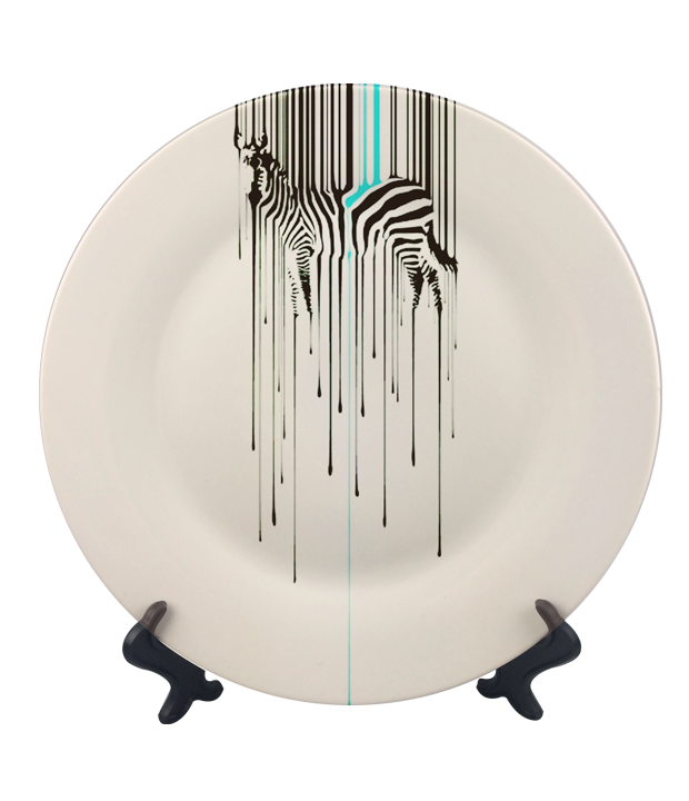 จานพิมพ์ Zebra Dish&Plate