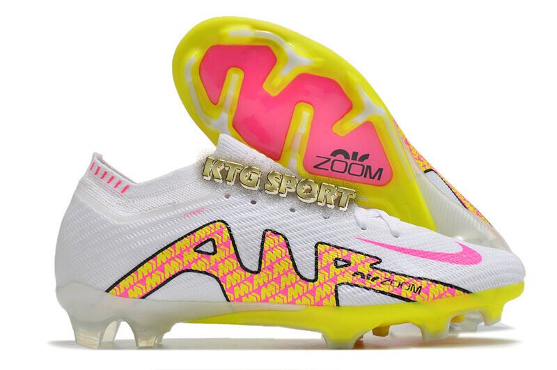 Nike Air Zoom Mercurial Vapor 15 Elite FG - White/Orange