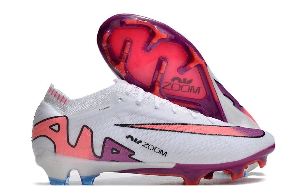 Nike Zoom Mercurial Vapor 15 Elite FG - White/Flash Crimson