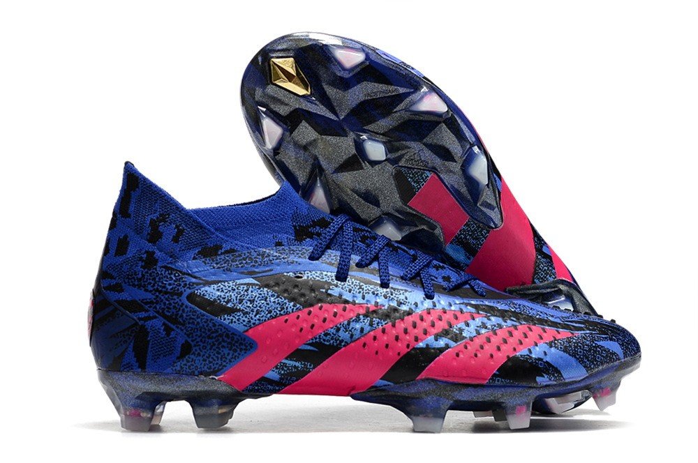 Adidas Predator Accuracy.1 FG Paul Pogba Soccer Cleats Lucid Blue Real Magenta Black ktgsport