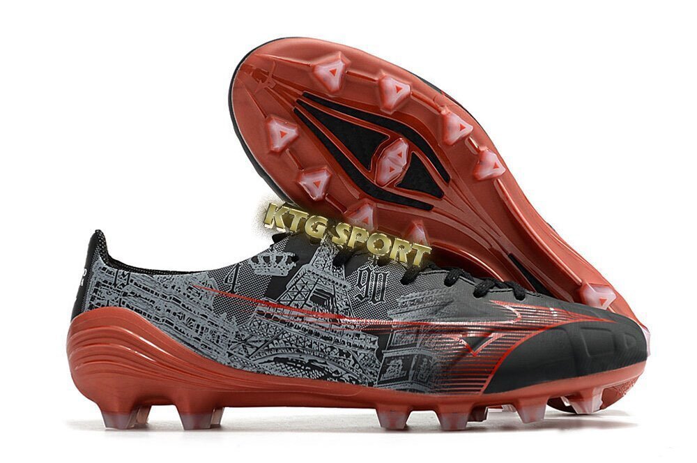 Mizuno Morelia Alpha X SR4 Japan FG - Black/Red