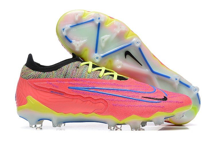 Nike Phantom GX Elite Low FG Firm Ground By You Pack - Red/Yellow/Blue