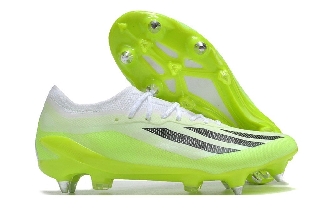 Adidas X Crazyfast.1 SG Crazyrush - Footwear White/Core Black/Lucid Lemon