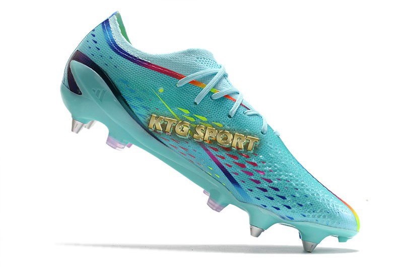 Adidas X Speedportal .1 SG 'Al Rihla' - Clear Aqua/Red/Blue