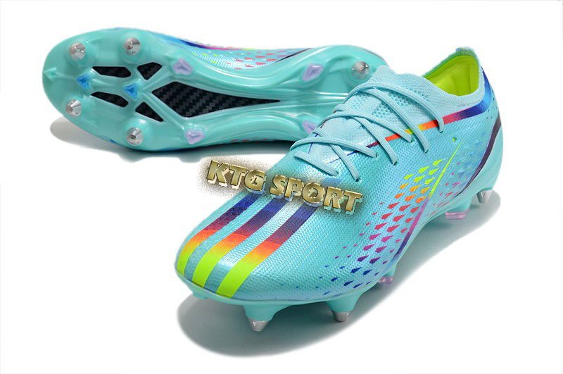 Adidas X Speedportal .1 SG 'Al Rihla' - Clear Aqua/Red/Blue - ktgsport