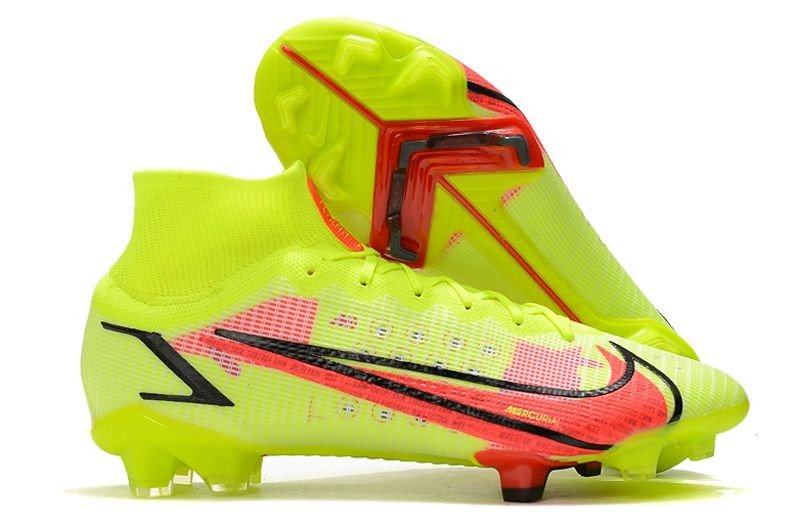 Nike Mercurial Superfly 8 'Montivation Pack' FG - Volt / Bright Crimson / Black