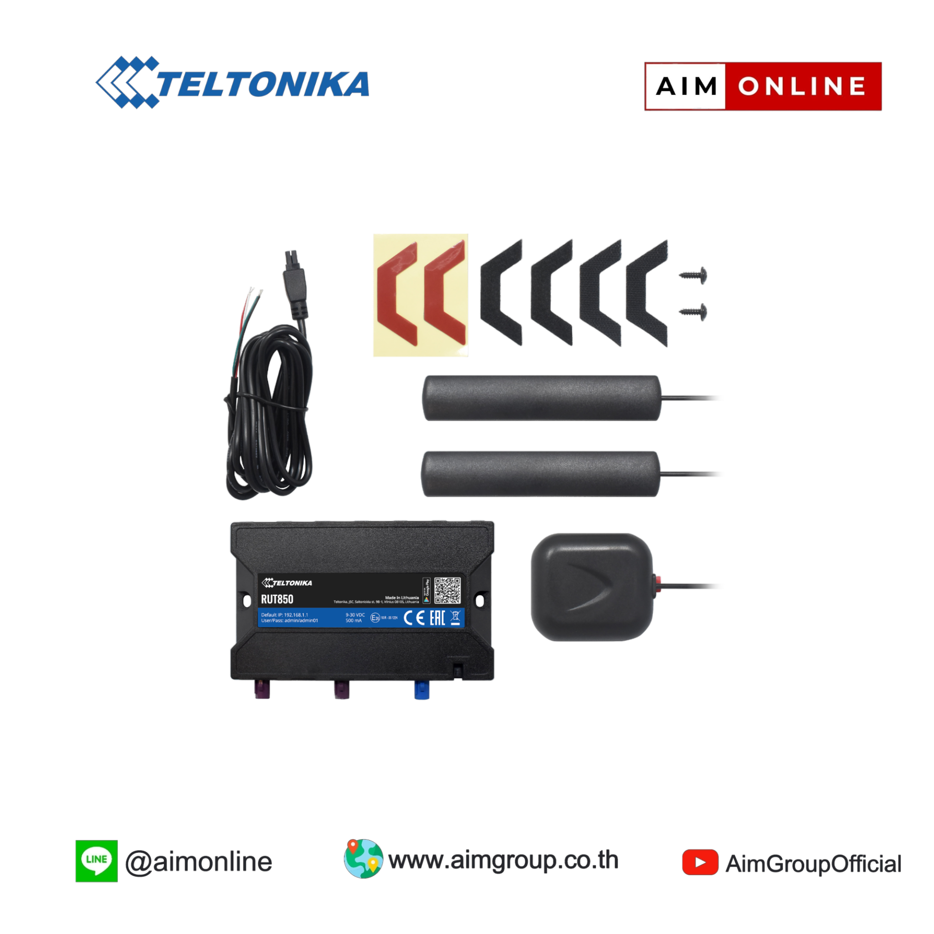 TELTONIKA RUT850 LTE WiFi Automotive Router - aimgroup