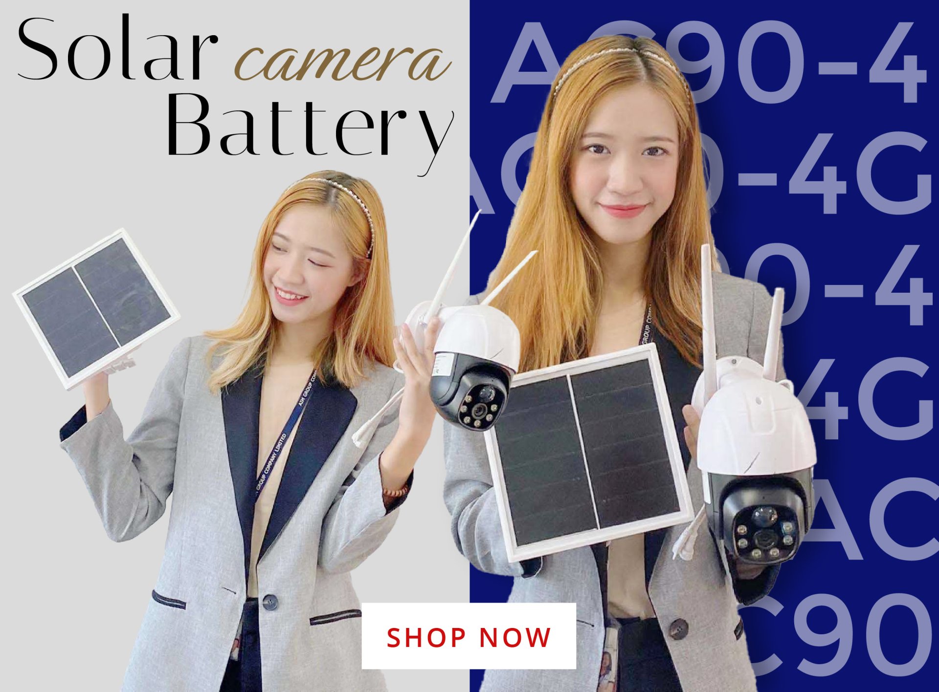 AC90-4G Cantonk Solar Bettery Camera AC90-4G - aimgroup