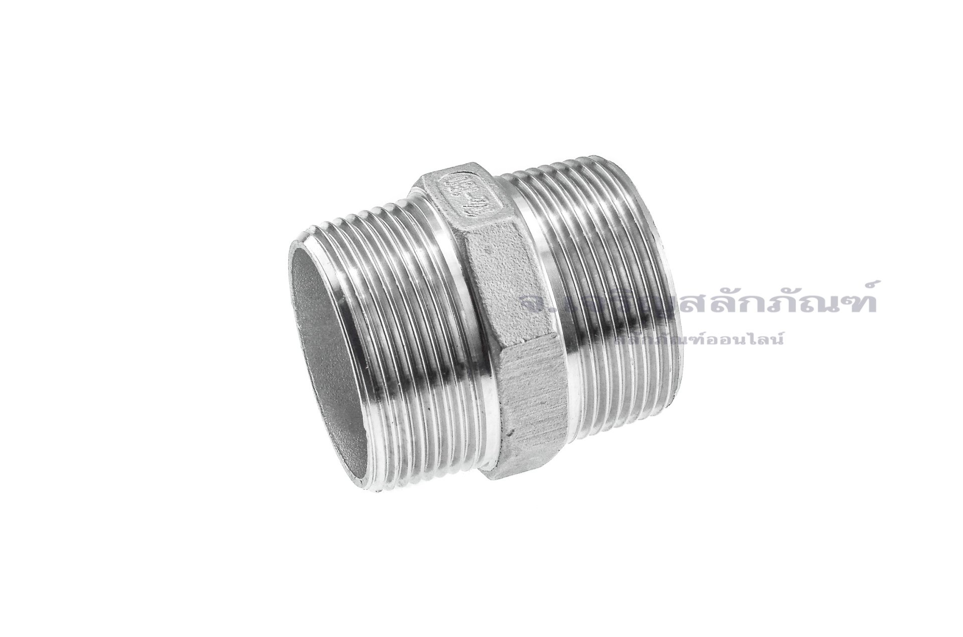 ข้อต่อตรงนิปเปิ้ล (เกลียวนอก x เกลียวนอก) ขนาด 1.1/2" x 1.1/2"