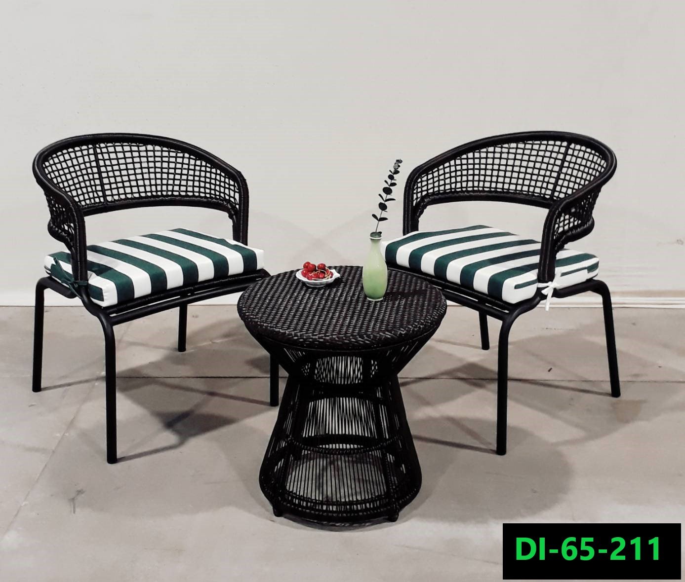 Dining set/coffee set, artificial rattan, product code DI-65-211