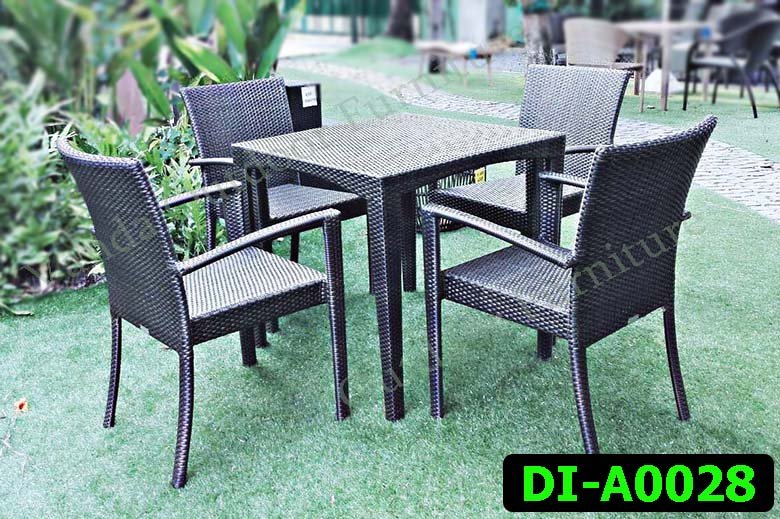Rattan Dining and coffee set Product code DI-A0028