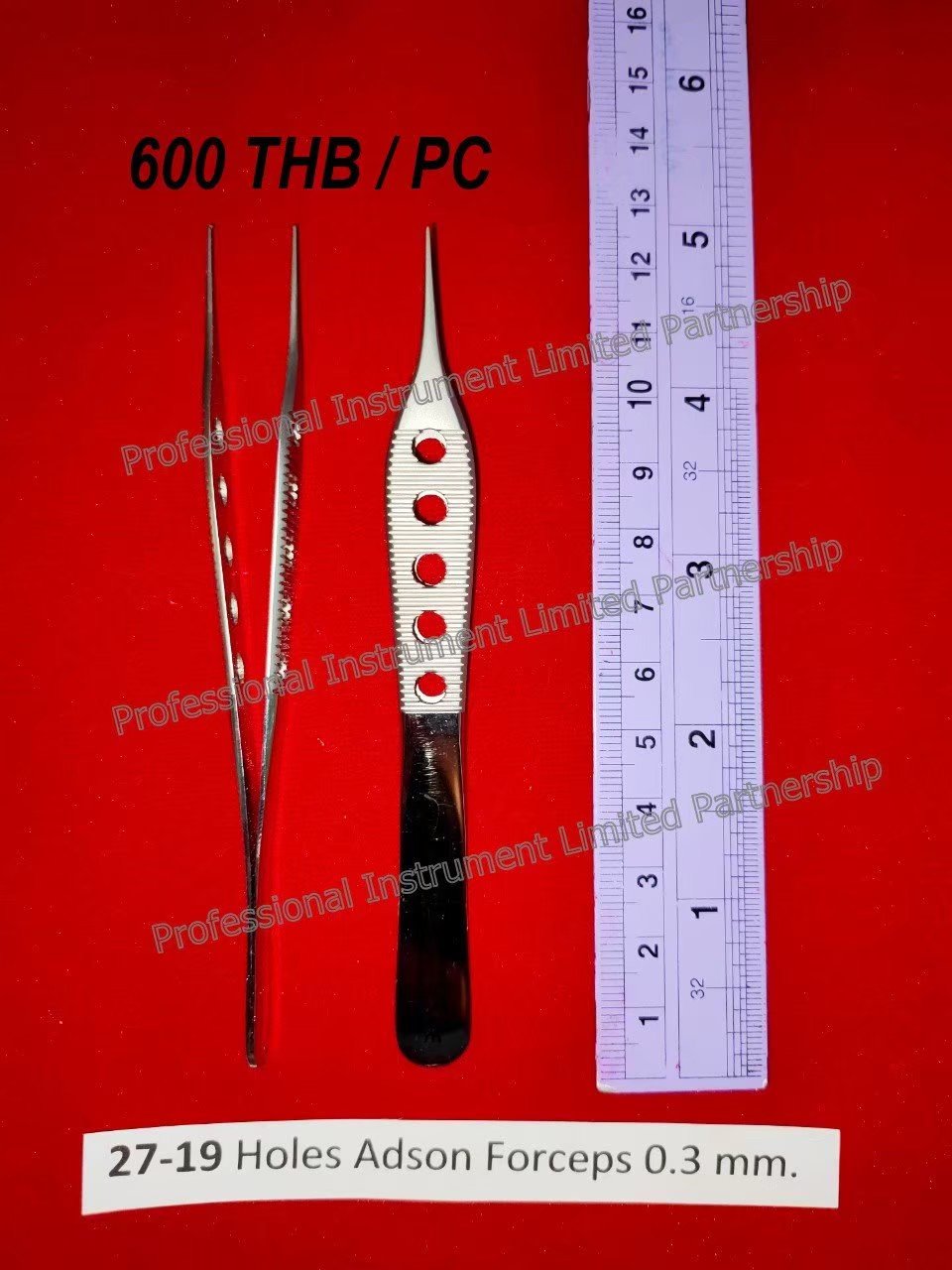 5 Holes Adson Tooth Forceps 0.3mm