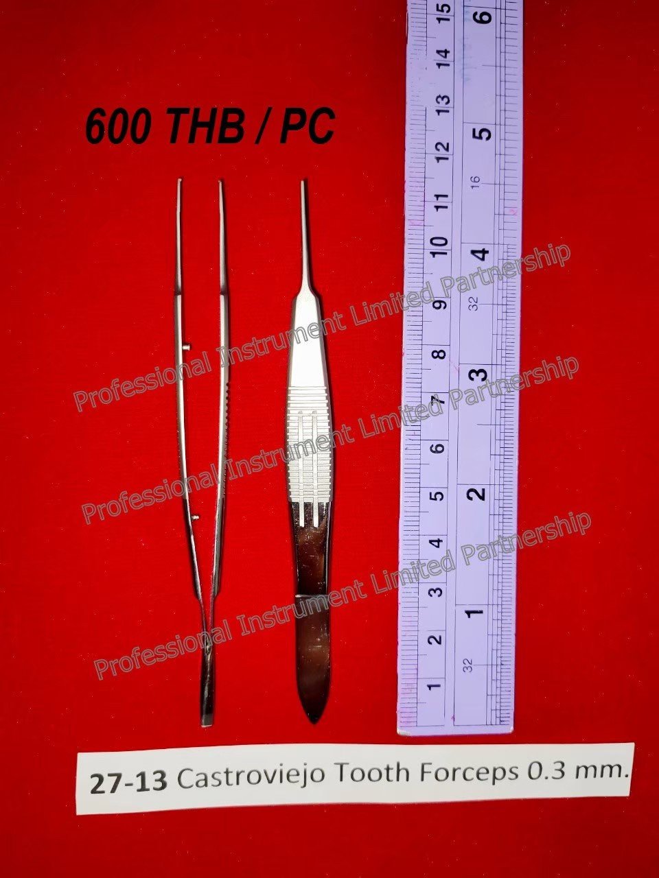 Castroveijo Tooth Forceps 0.3mm
