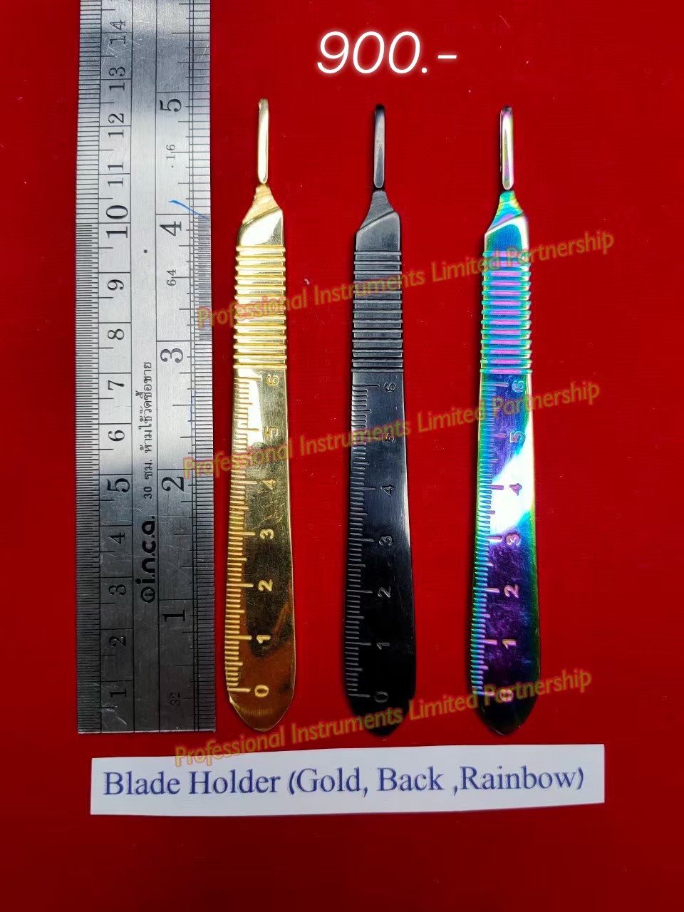 Blade Holder-Gold,Black,Rainbow