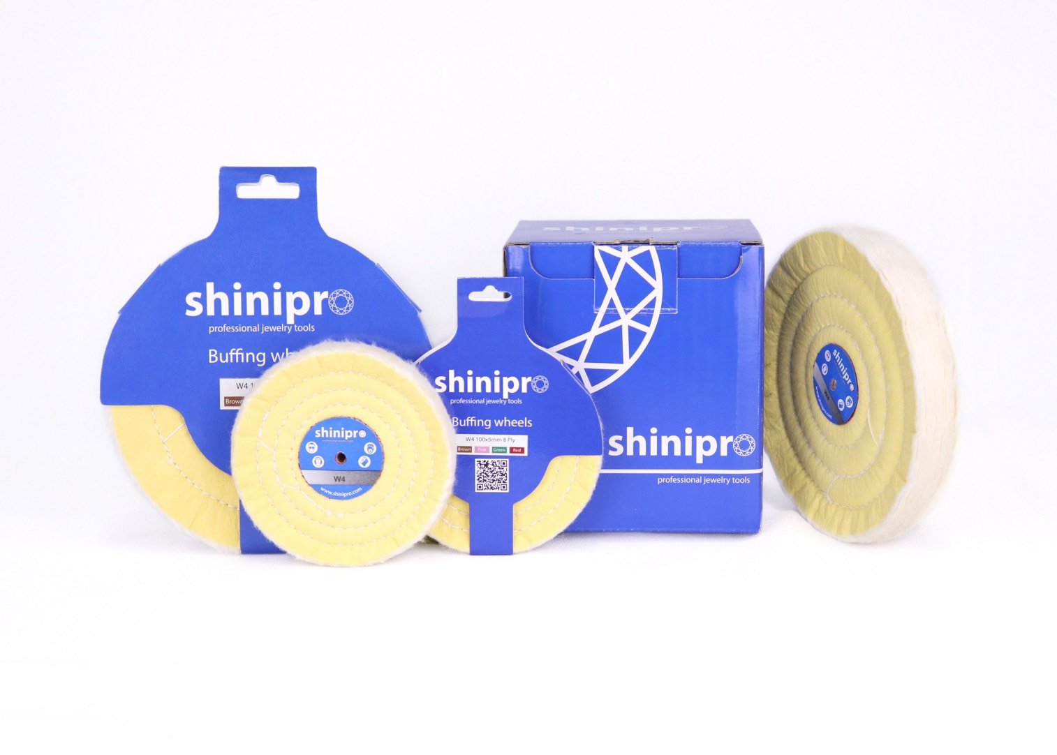 Shinipro Muslin cotton buffing polishing wheel - W4