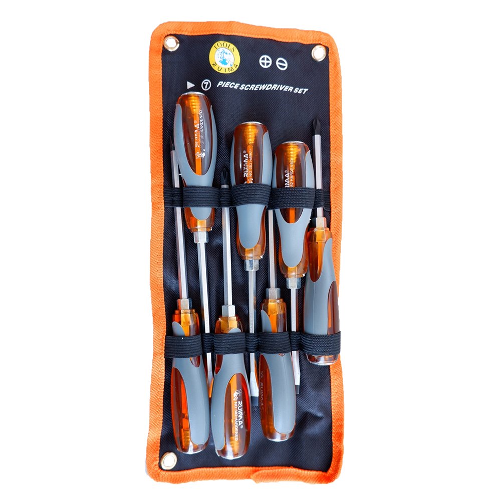 ไขควง (แกนทะลุ หัวตอกได้ ) RUIMA No.382 เกรด CR-V ชุด 7 ชิ้น ไขควง (แกนทะลุ หัวตอกได้ ) RUIMA No.382 เกรด CR-V ชุด 7 ชิ้น