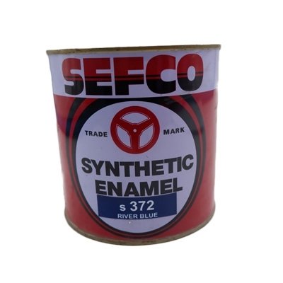 SEFCO สีเคลือบเงาเซฟโก้ สำหรับช้ภายนอกและภายใน S 372 RIVER BLUE ขนาด 0.85 ลิตร