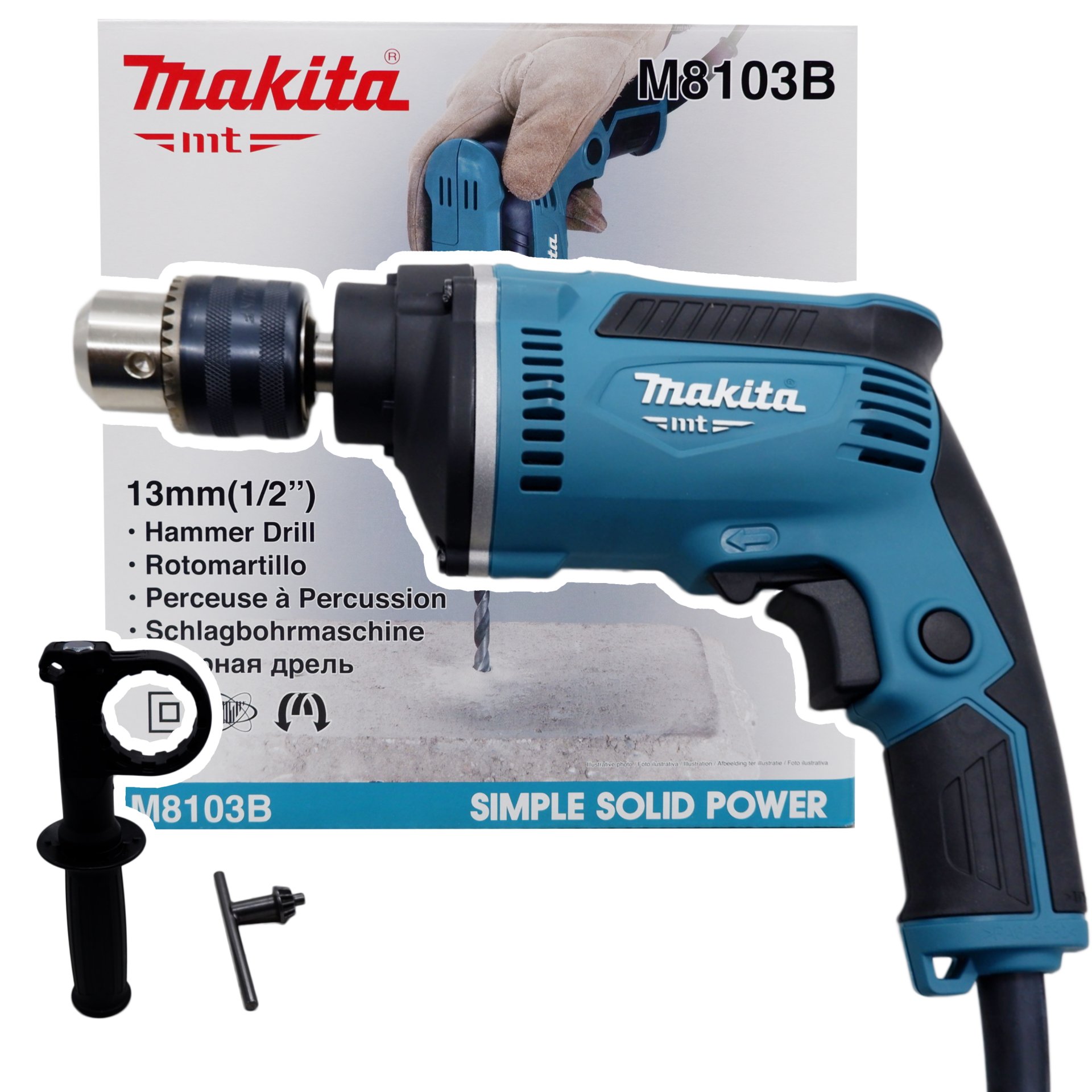 สว่านไฟฟ้า 1/2 นิ้ว (4 หุน) MAKITA M8103 สว่านไฟฟ้า 1/2 นิ้ว (4 หุน) MAKITA M8103