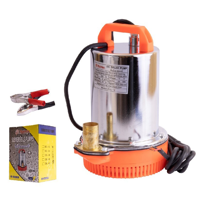 ปั๊มน้ำ DC SOLAR PUMP VERGIN ZCL-12 ไดโว่ ปั๊มแช่ ปั๊มจุ่ม ไดโว่อลูมิเนียม 12V 180W ปั๊มน้ำ DC SOLAR PUMP VERGIN ZCL-12 ไดโว่ ปั๊มแช่ ปั๊มจุ่ม ไดโว่อลูมิเนียม 12V 180W