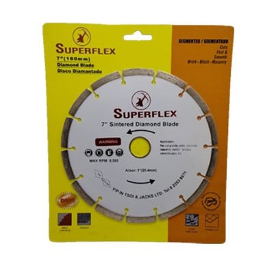 ใบตัดปูน ใบตัดเเพชร 7 นิ้ว Superflex ใบตัดปูน ใบตัดเเพชร 7 นิ้ว Superflex