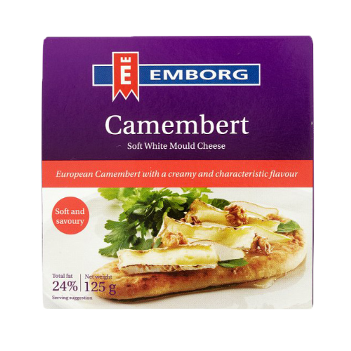 Camembert cheese 125 grams.