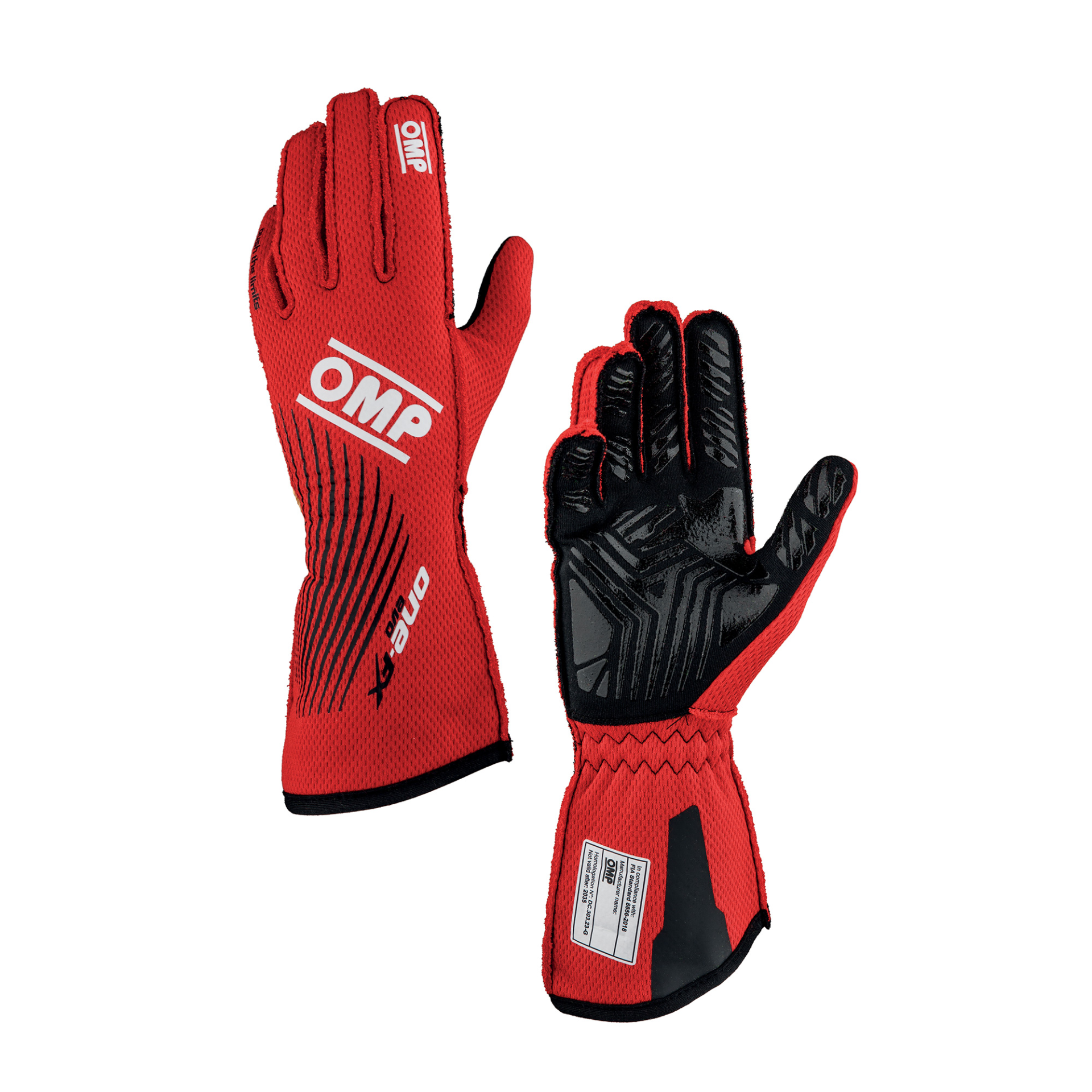 Red Omp OMP ONE EVO FX GLOVES - (Red)