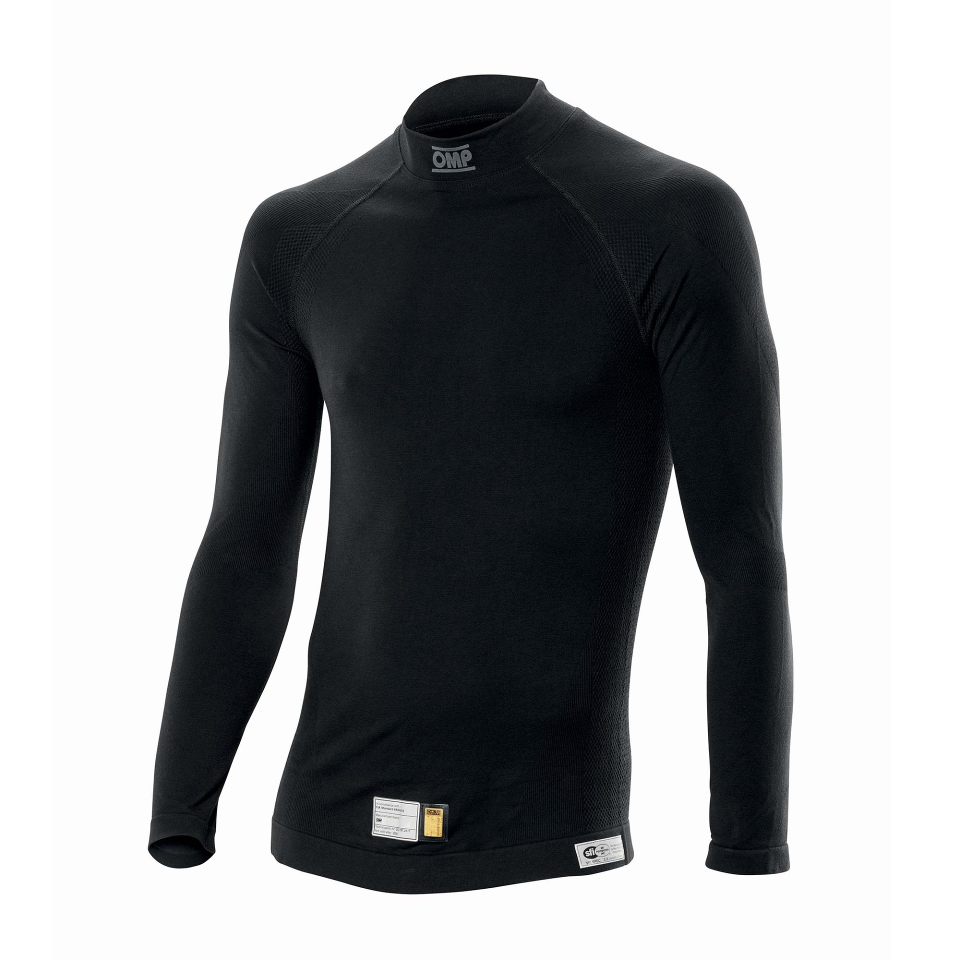Red Omp OMP ONE EVO UNDERWEAR TOP FIA 8856-2018 - (Black)