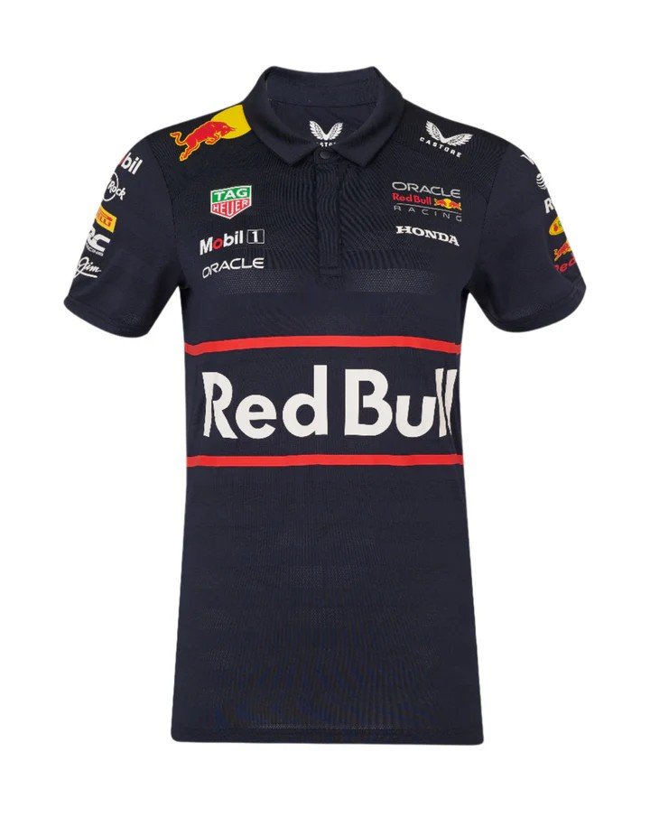 Red Bull Racing F1 Women's 2025 Team Polo Shirt- Navy
