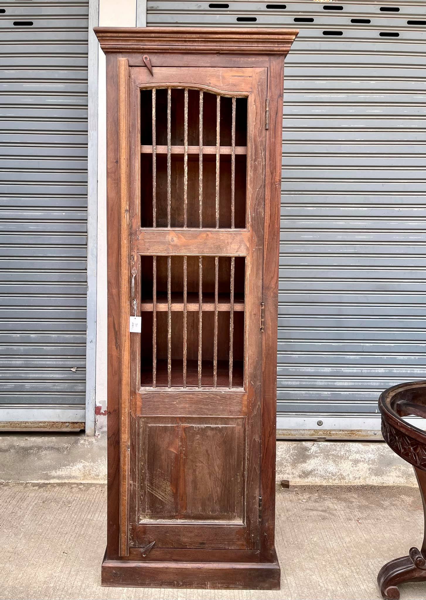 CTL17 Antique Cabinet with Iron Decor