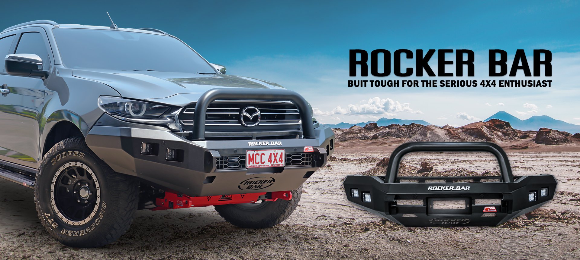 MCC4x4 - กันชนหน้า, กันชนหลัง, กันชนหลังพร้อมที่แขวนยางอะไหล่,บันไดข้าง
