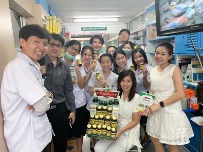 กิจกรรมเทรนเพิ่มเติมความรู้เกี่ยวกับผลิตภัณฑ์เสริมอาหารให้กับน้องๆนักศึกษาฝึกงาน