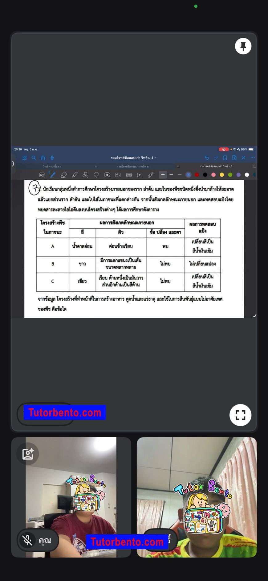 tutorbento.com รีวิว สอนพิเศษ เรียนพิเศษ ติวเตอร์ตัวต่อตัว เรียนพิเศษที่บ้าน