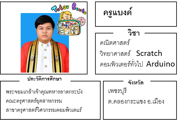 ติวเตอร์เบนโตะ-แบงค์ ติวเตอร์เบนโตะ-แบงค์